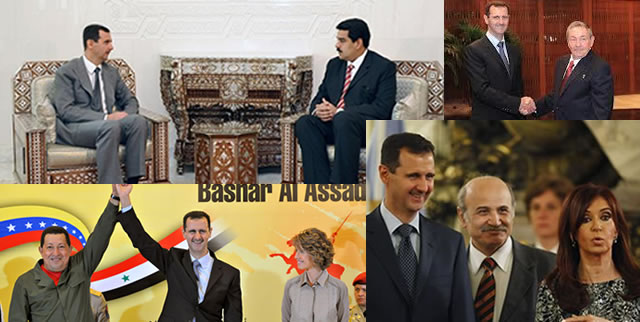 El líder socialista sirio junto a aliados latinoamericanos