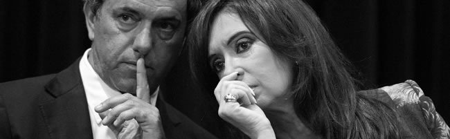 Daniel Scioli junto a Cristina Kircher